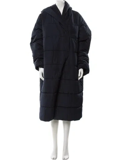 Pre-owned Marina Rinaldi Parka W/ Tags In Blue
