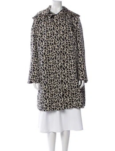 Pre-owned Marina Rinaldi Patterned Coat In Multi
