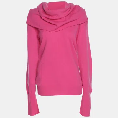 Marina Rinaldi Pink Knit Full Sleeve Sweater