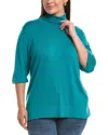Marina Rinaldi Plus Alfa Wool Sweater In Blue