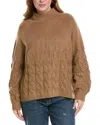 MARINA RINALDI MARINA RINALDI PLUS AMBROSIA WOOL-BLEND SWEATER
