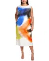 Marina Rinaldi Plus Angola Dress In Multi