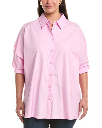 Marina Rinaldi Plus Arizona Shirt In Pink
