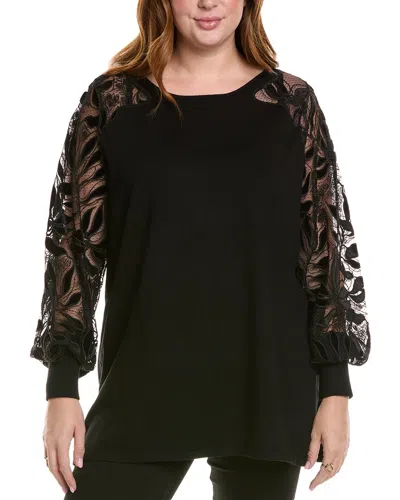 Marina Rinaldi Plus Asia Sweater In Black