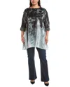 Marina Rinaldi Plus Balco Silk Jacket In Multi