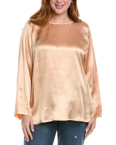 Marina Rinaldi Plus Bene Silk Shirt In Multi