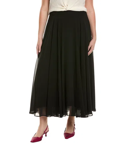 Marina Rinaldi Plus Olivia Jersey Skirt In Black
