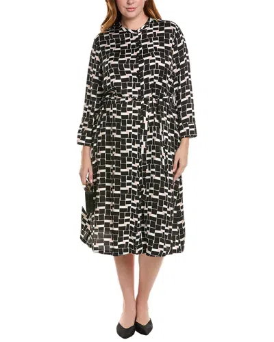 Marina Rinaldi Plus Derby Shirtdress In White