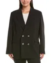 Marina Rinaldi Plus Dfox Blazer In Black