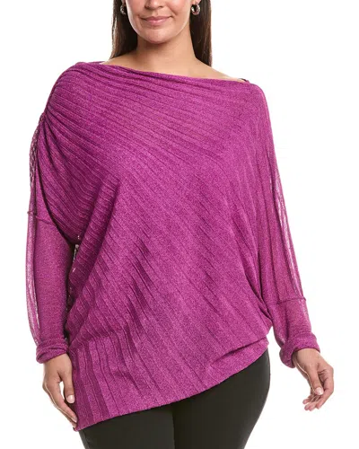 Marina Rinaldi Plus Dionea Sweater In Purple