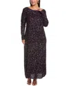 Marina Rinaldi Plus Doria Dress In Black