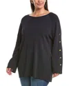 Marina Rinaldi Plus Eger Sweater In Blue