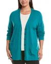 Marina Rinaldi Plus Mais Wool Cardigan In Green