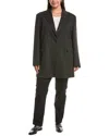 Marina Rinaldi Plus Meandro Jersey Blazer In Black