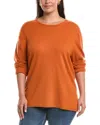 Marina Rinaldi Plus Orma Cashmere Sweater In Orange