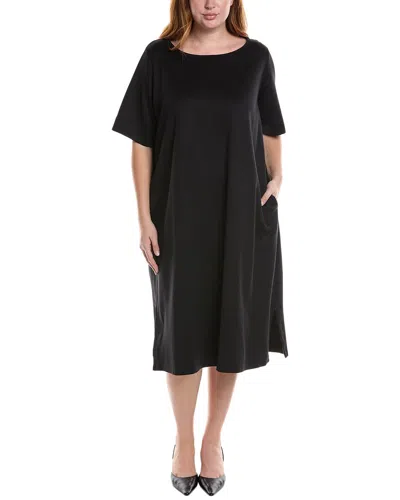 Marina Rinaldi Plus Oslo T-shirt Dress In Black