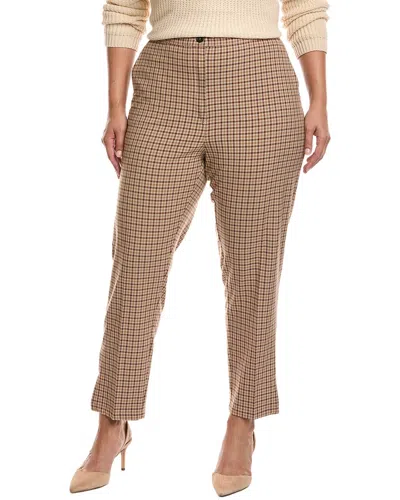 Marina Rinaldi Plus Rossana Trouser In Brown
