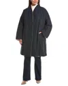 Marina Rinaldi Plus Rugiada Quilted Coat In Blue