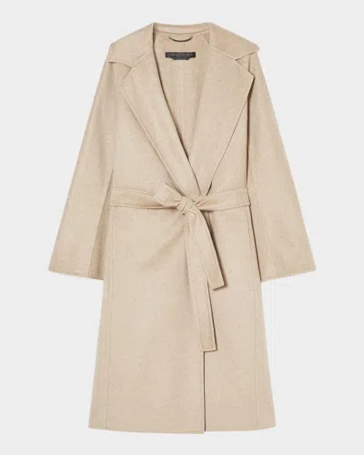 Marina Rinaldi Plus Size Agordo Double-faced Cashmere Coat In Hazelnut Brown