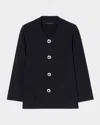 Marina Rinaldi Comune Embellished Button Cardigan In Black