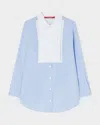 MARINA RINALDI PLUS SIZE ULRICO STUDDED OXFORD SHIRT