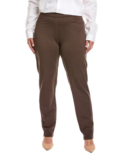 Marina Rinaldi Plus Sublime Jersey Trouser In Brown