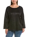 Marina Rinaldi Plus Taverna Top In Black
