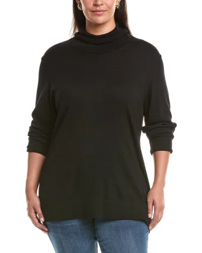 Marina Rinaldi Plus Tenda Wool Sweater In Black