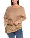 Marina Rinaldi Plus Unito Wool In Brown