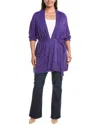 Marina Rinaldi Plus Vodka Wool-blend Cardigan In Purple