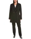 Marina Rinaldi Plus Zaino Wool Blazer In Brown