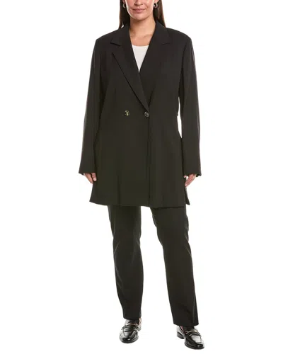 Marina Rinaldi Plus Zaino Wool Blazer In Brown