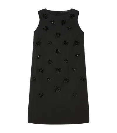 Marina Rinaldi Poplin Bessica Midi Dress In Black