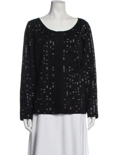 Pre-owned Marina Rinaldi Printed Evening Jacket W/ Tags In Black