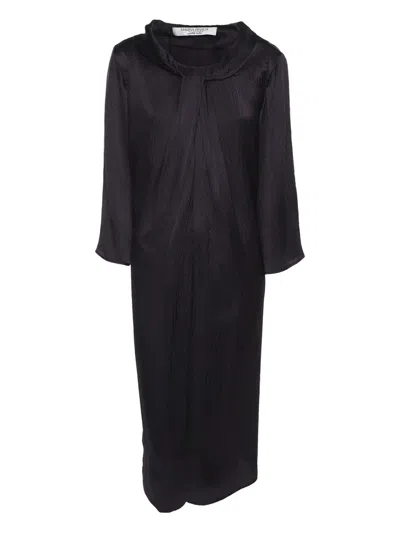 Pre-owned Marina Rinaldi Long-sleeve Dress In Purple