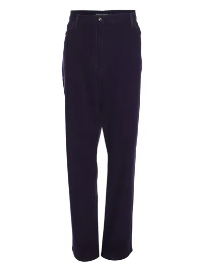Pre-owned Marina Rinaldi Pocket Jeans In Purple