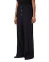Marina Rinaldi Quota Stretch Twill Pull-on Pants In Black