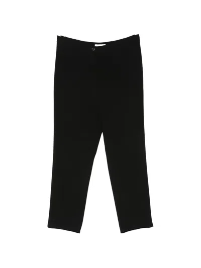 Marina Rinaldi Rear-darting Trousers In Black