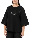 Marina Rinaldi Roen Sequin Sweatshirt In Black