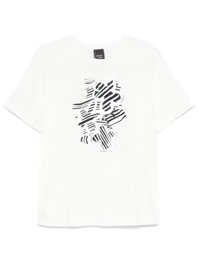 Marina Rinaldi Romana T-shirt In White