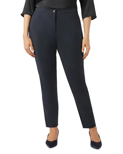 Marina Rinaldi Rosa Slim Pants In Blue