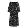 Marina Rinaldi Woman Maxi Dress Navy Size 16 Polyester In Black