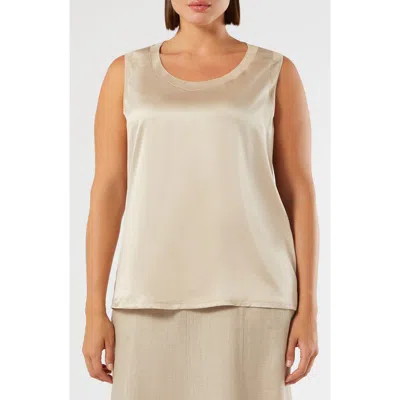 Marina Rinaldi Mrsdonnola Sleeveless Top In Neutral