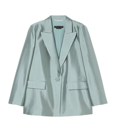 Marina Rinaldi Silk-blend Baruffa Blazer