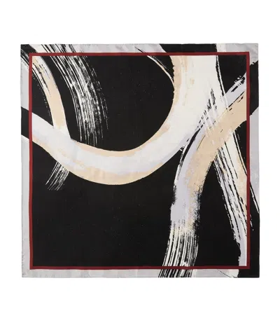 Marina Rinaldi Silk Scarf In White
