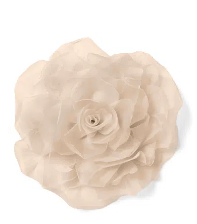 Marina Rinaldi Silk Sidra Flower Brooch