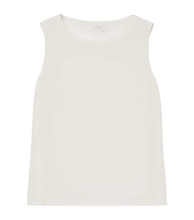 Marina Rinaldi Silk Top In Neutral