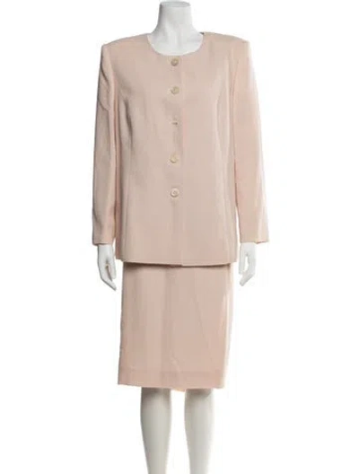 Pre-owned Marina Rinaldi Skirt Suit In Pink