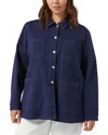 Marina Rinaldi Jimco Denim Chore Jacket In China Blue