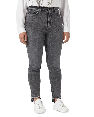 MARINA RINALDI SPORT 1A USCITA SANTOS SKINNY JEANS IN BLACK